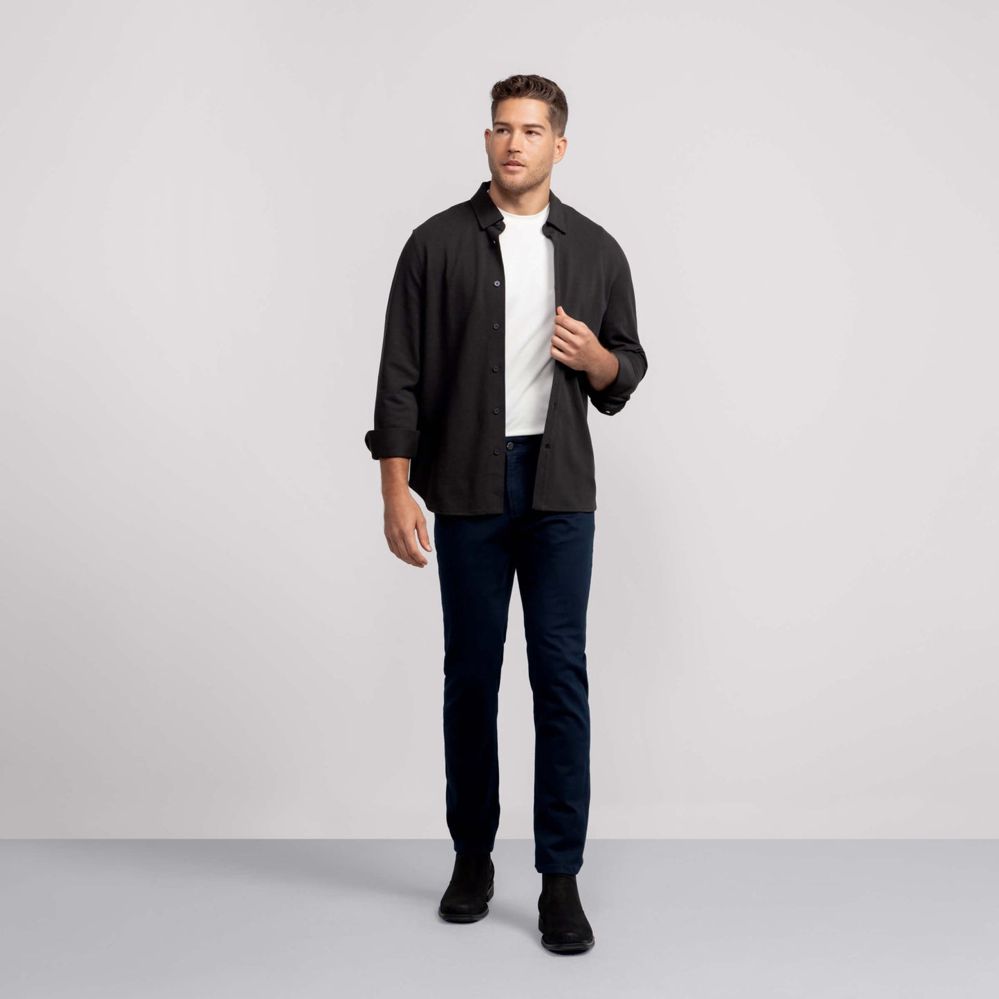 Legacy Button Down -- True Black