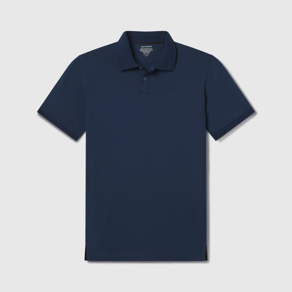 Clubhouse Pique Polo -- Tidal Blue