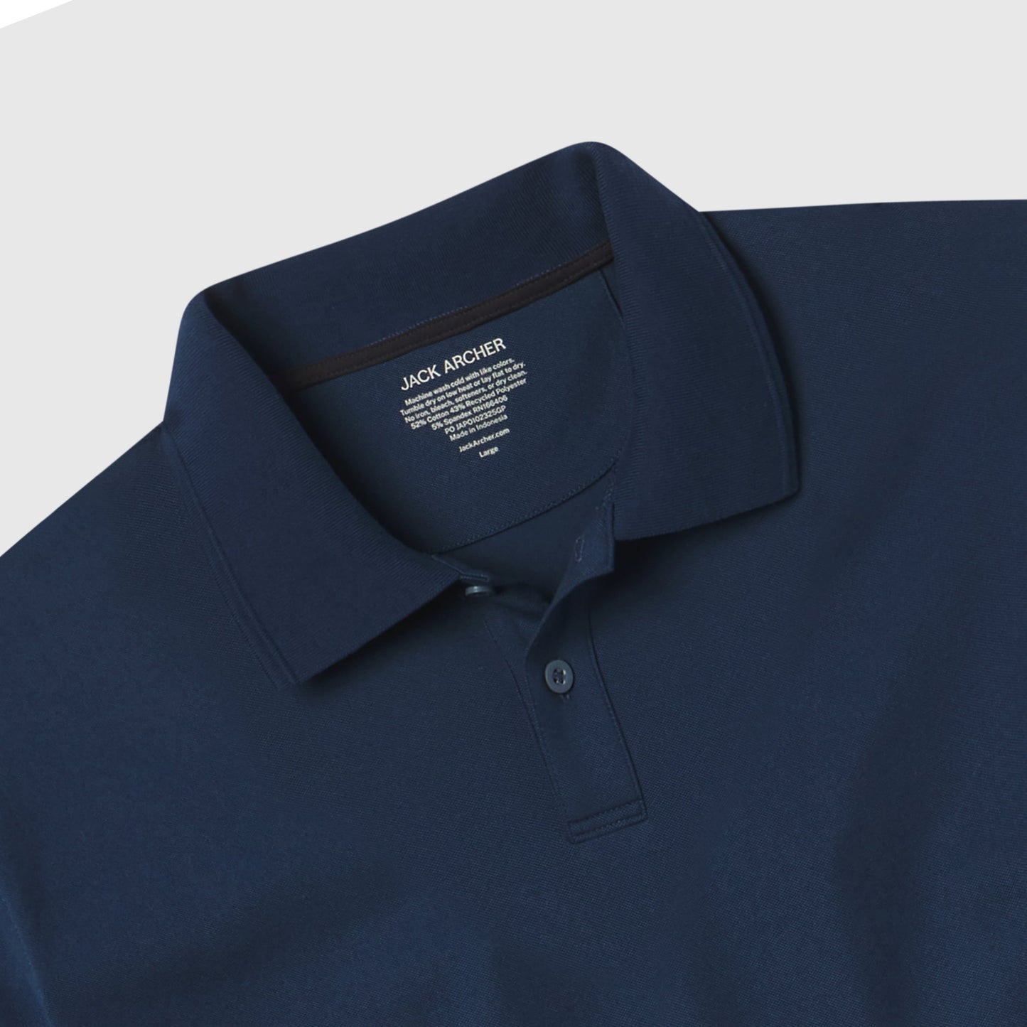 Clubhouse Pique Polo -- Tidal Blue