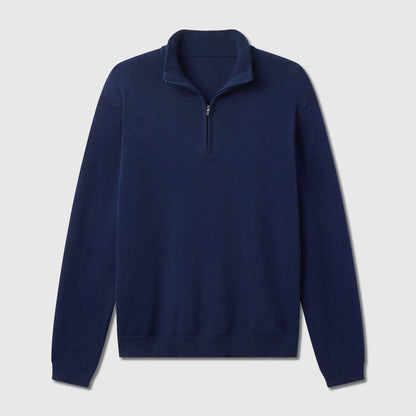 Jetsetter Quarter-Zip Sweater -- Navy