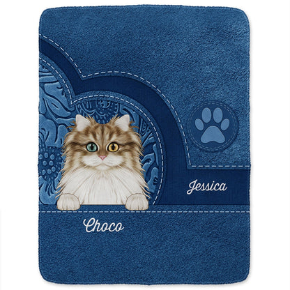 Personalized Dog Mom Cat Mom Blanket - Custom Pet Lovers Gift
