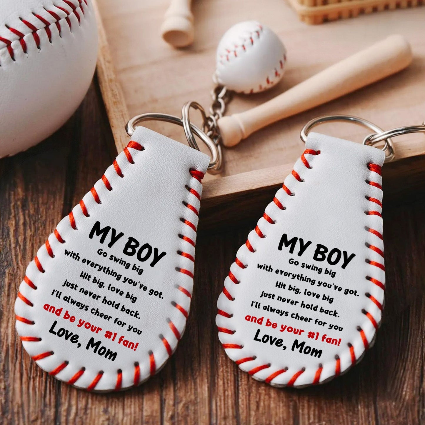 Keychain gift-ready design for Son/Grandson