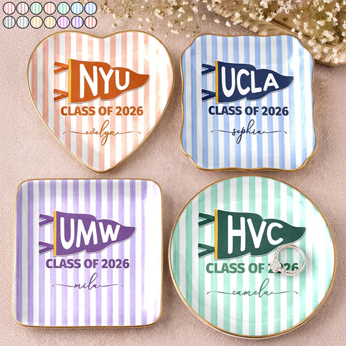 Personalized Graduation Ring Dish for Daughter/Granddaughter