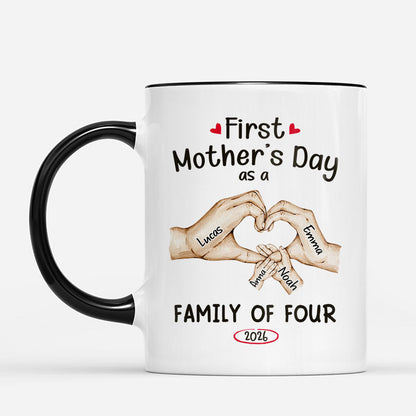 Personalized First Father's Day Mug personalization view for Dad