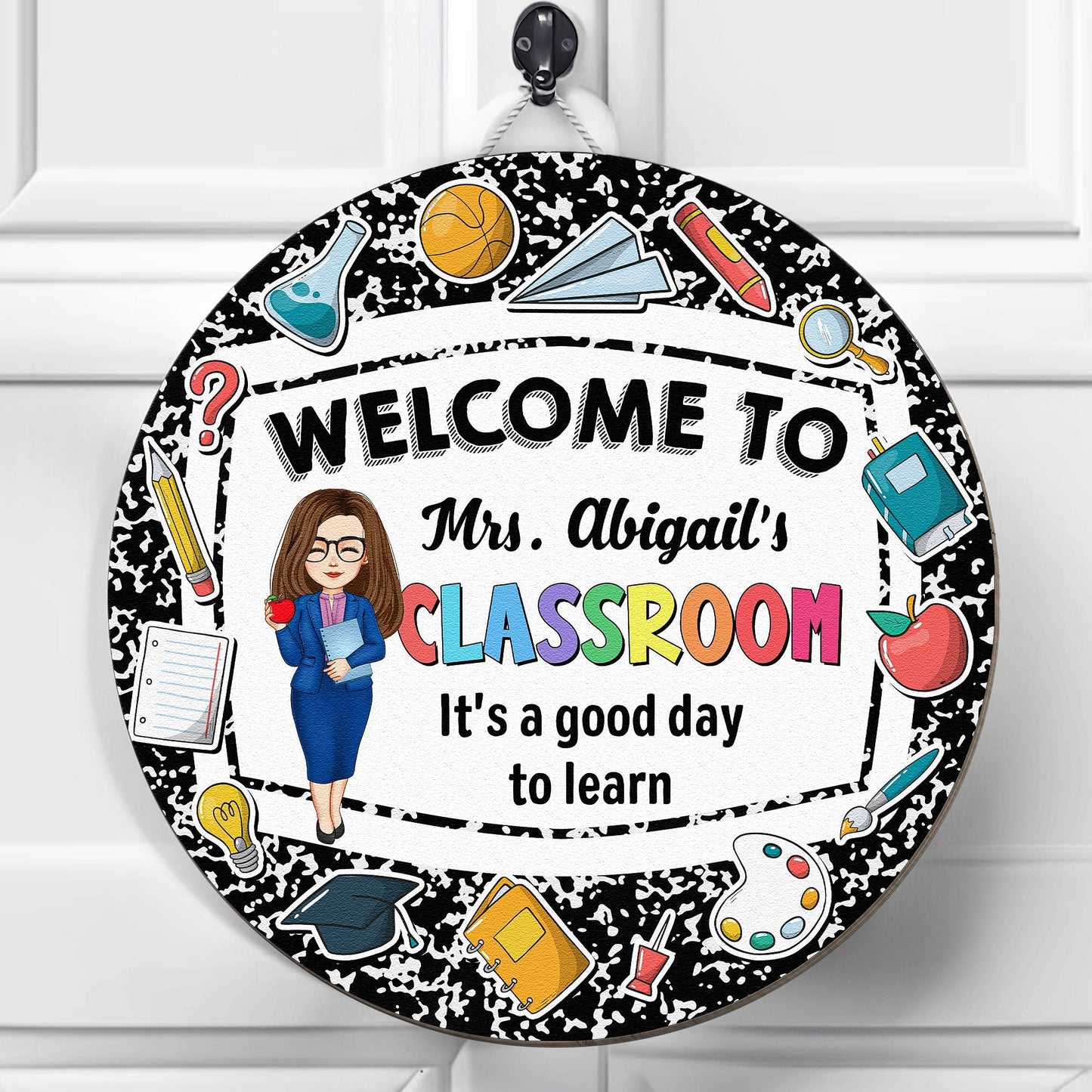 Welcome To My Classroom - Personalized Wood Sign