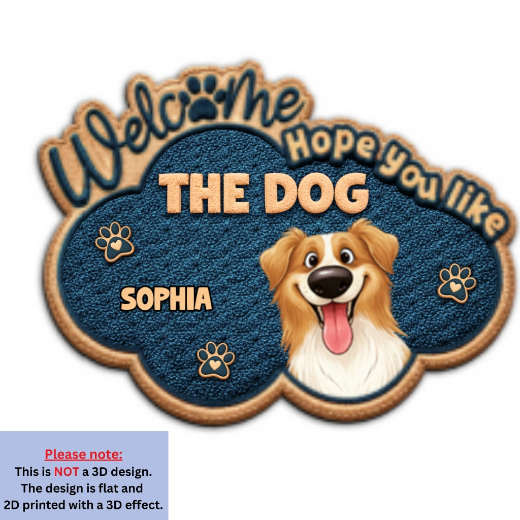 The Pet Makes The Rules - Personalized Custom Doormat