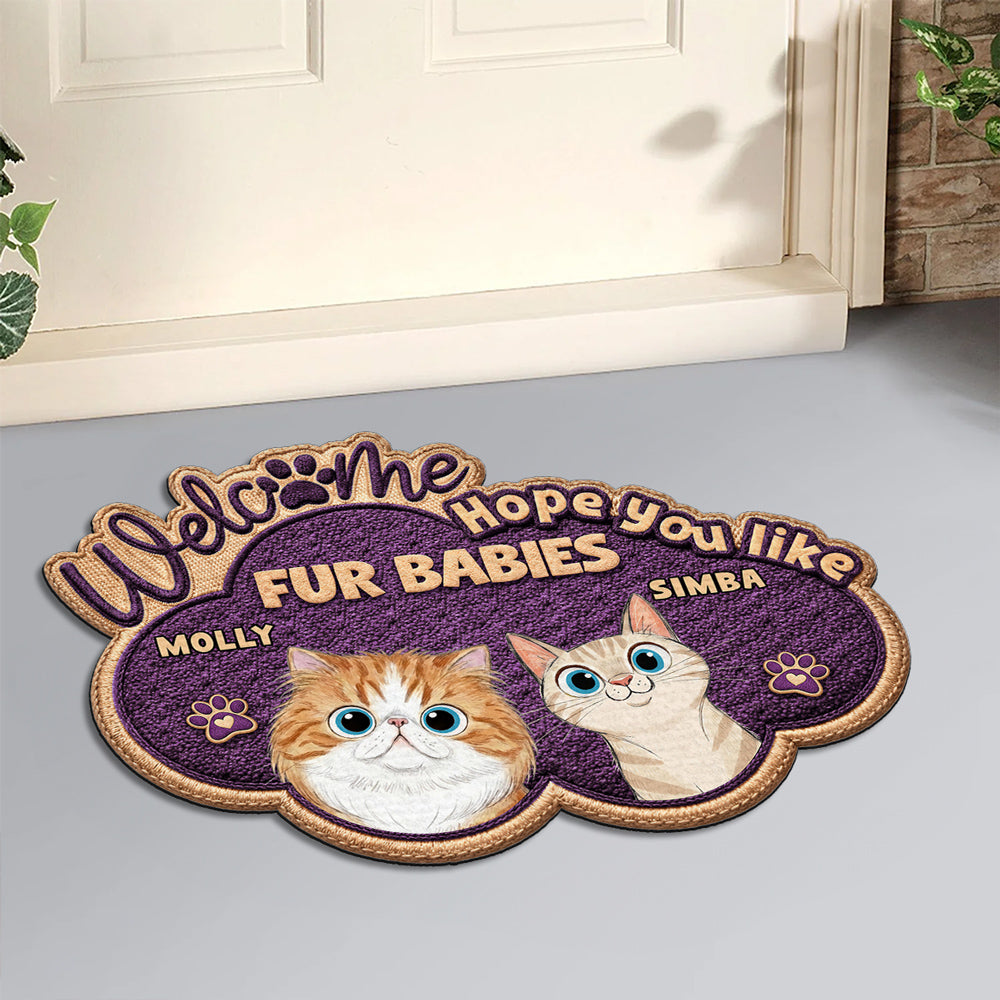 The Pet Makes The Rules - Personalized Custom Doormat