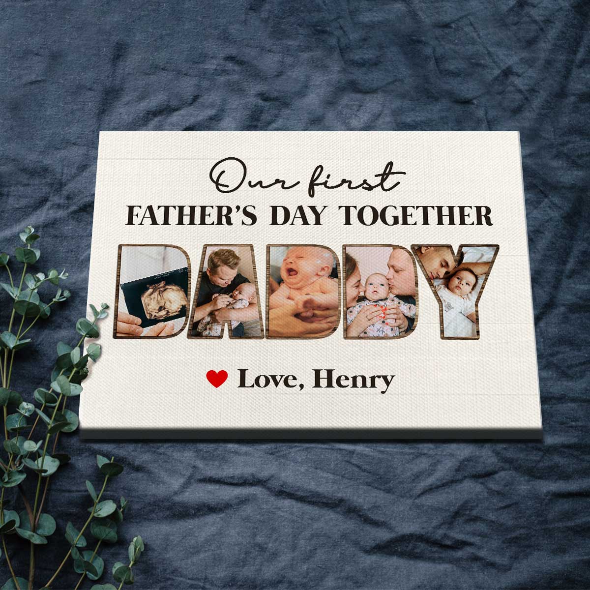 Canvas / Poster gift-ready design for Dad