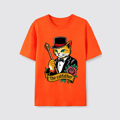 The Catfather Vintage Gentleman Cat T-Shirt