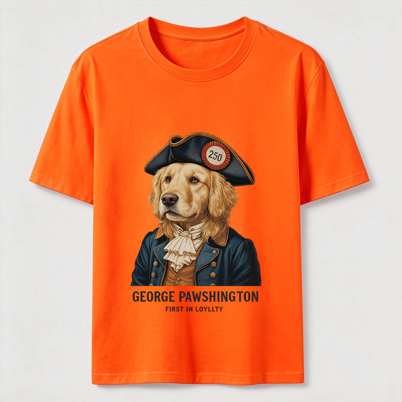 George Pawshington Golden Retriever T-Shirt