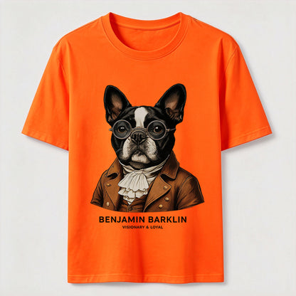 Benjamin Barklin Boston Terrier T-Shirt