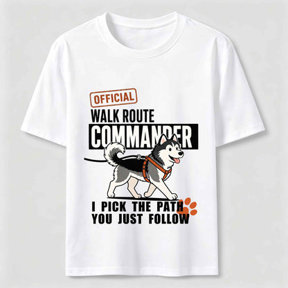 Husky Walk Commander T-Shirt