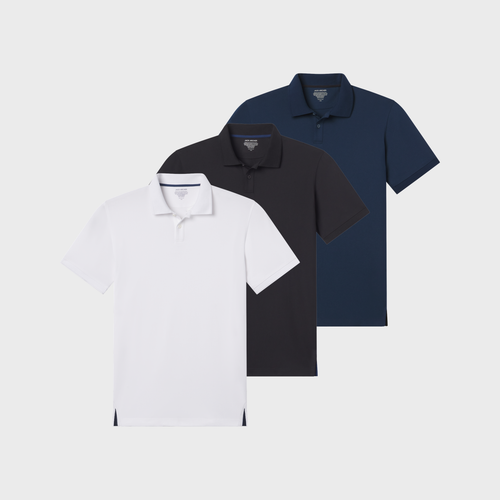 The Pique Polo 3-Pack