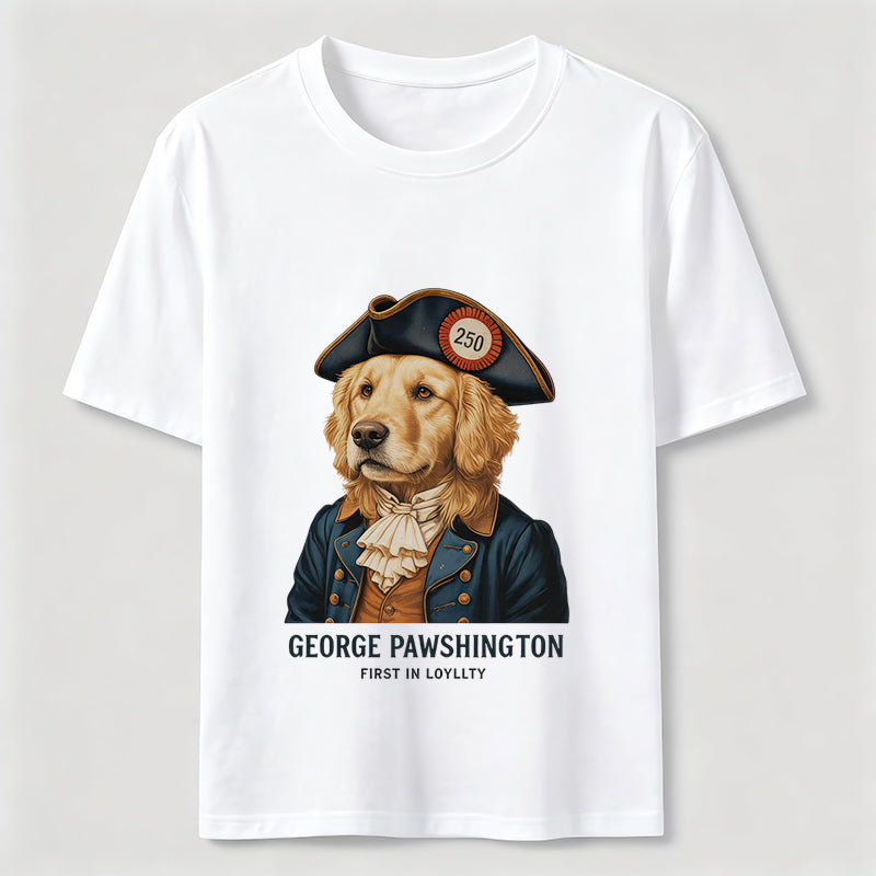 George Pawshington Golden Retriever T-Shirt