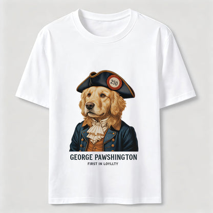 George Pawshington Golden Retriever T-Shirt