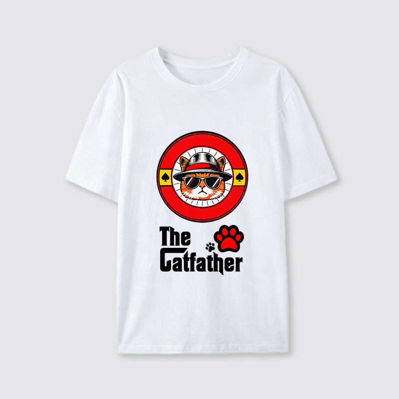 The Catfather Poker Face Cat T-Shirt