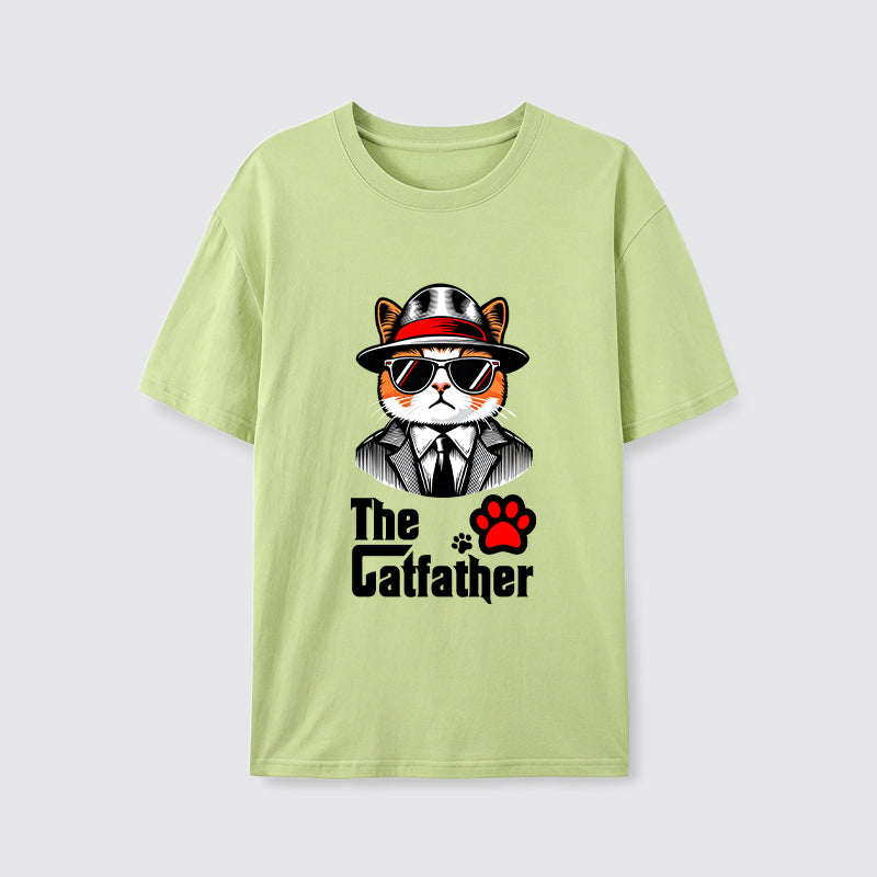 The Catfather Cool Gentleman Cat T-Shirt