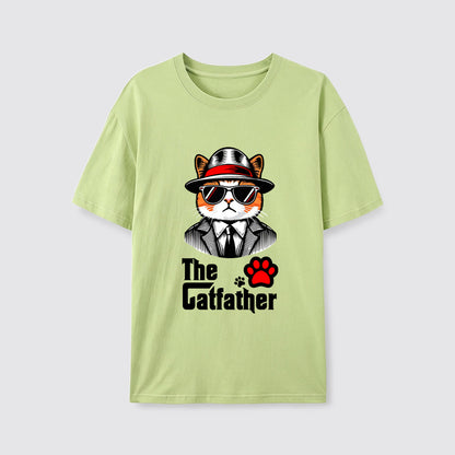 The Catfather Cool Gentleman Cat T-Shirt