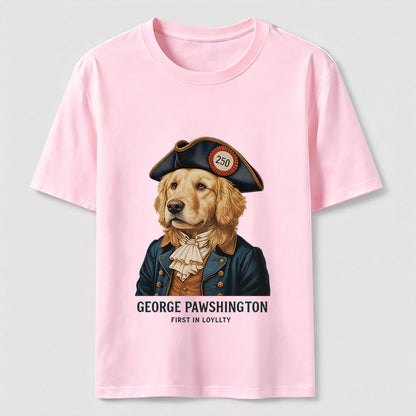 George Pawshington Golden Retriever T-Shirt