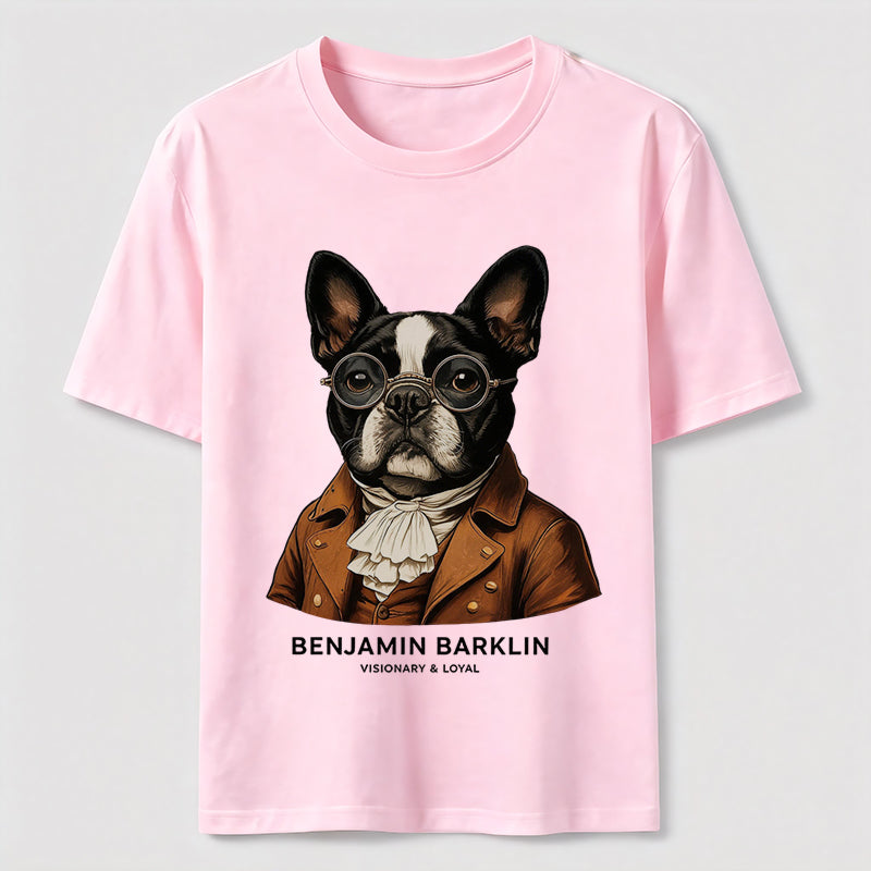 Benjamin Barklin Boston Terrier T-Shirt