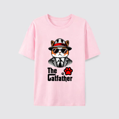 The Catfather Cool Gentleman Cat T-Shirt