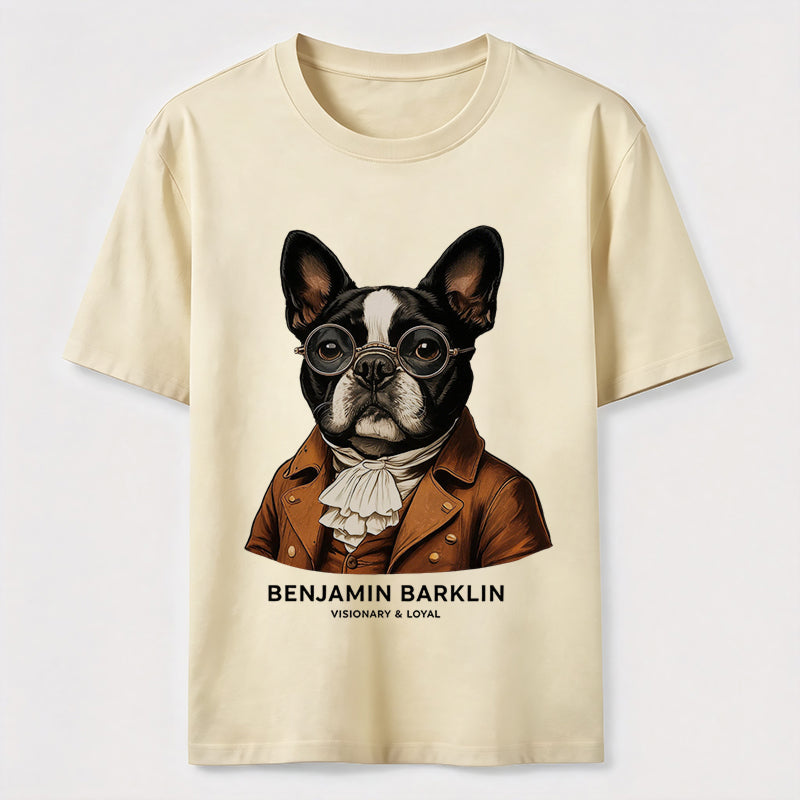 Benjamin Barklin Boston Terrier T-Shirt