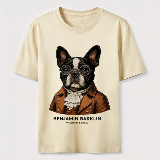 Benjamin Barklin Boston Terrier T-Shirt