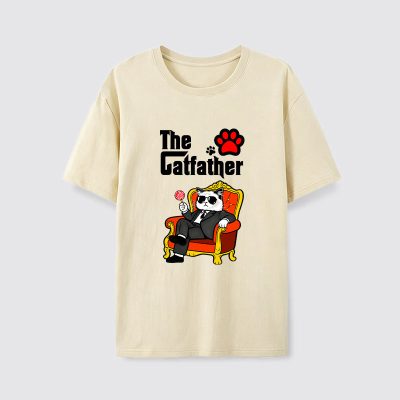 The Catfather Boss Mode Cat T-Shirt