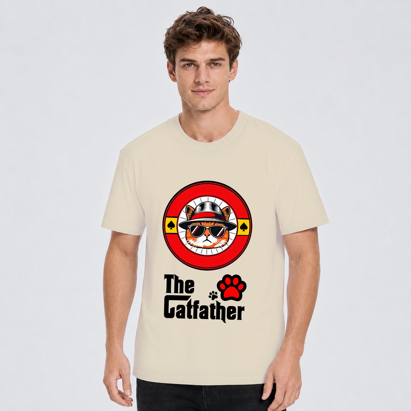 The Catfather Poker Face Cat T-Shirt