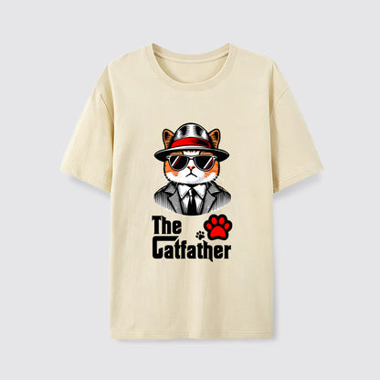 The Catfather Cool Gentleman Cat T-Shirt