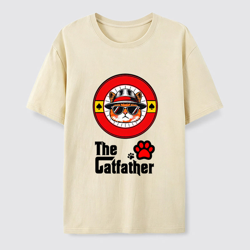 The Catfather Poker Face Cat T-Shirt