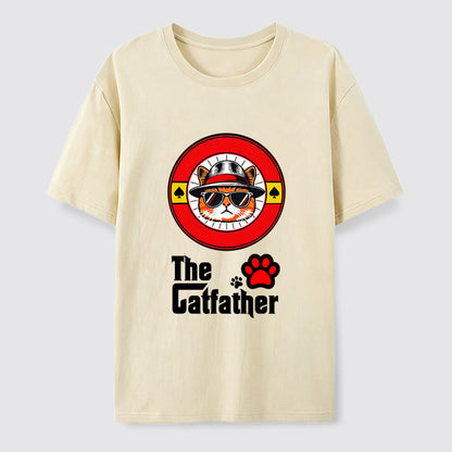 The Catfather Poker Face Cat T-Shirt