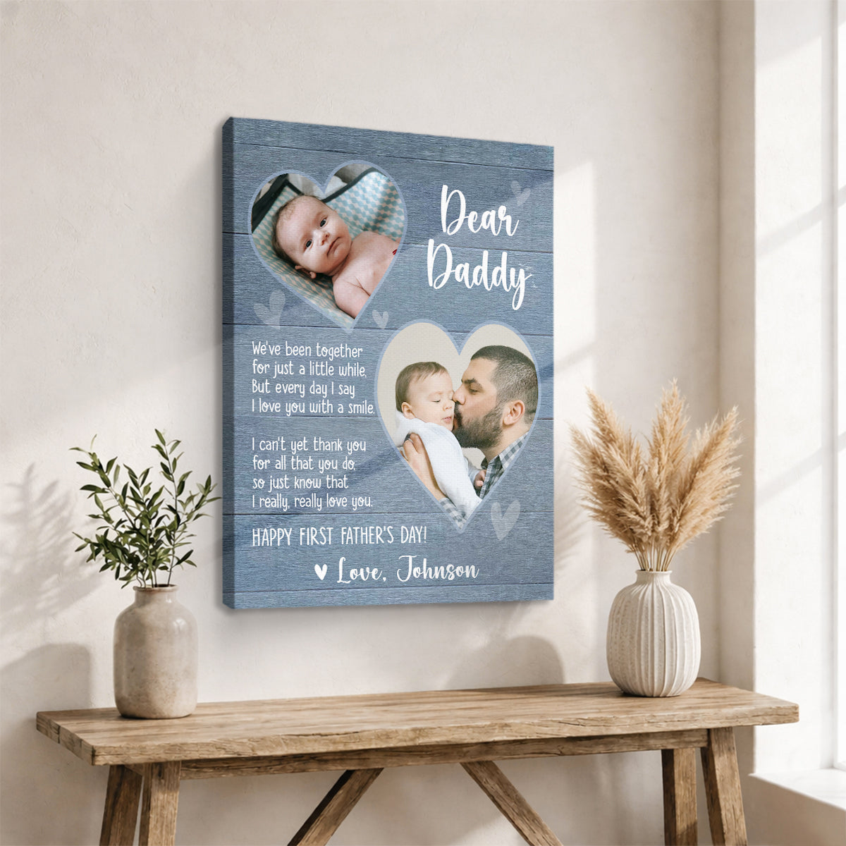 Canvas / Poster gift-ready design for Dad