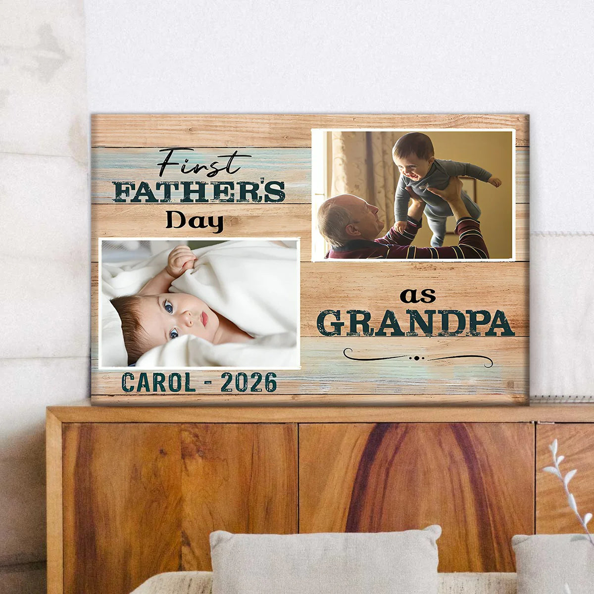 Canvas / Poster gift-ready design for Grandpa