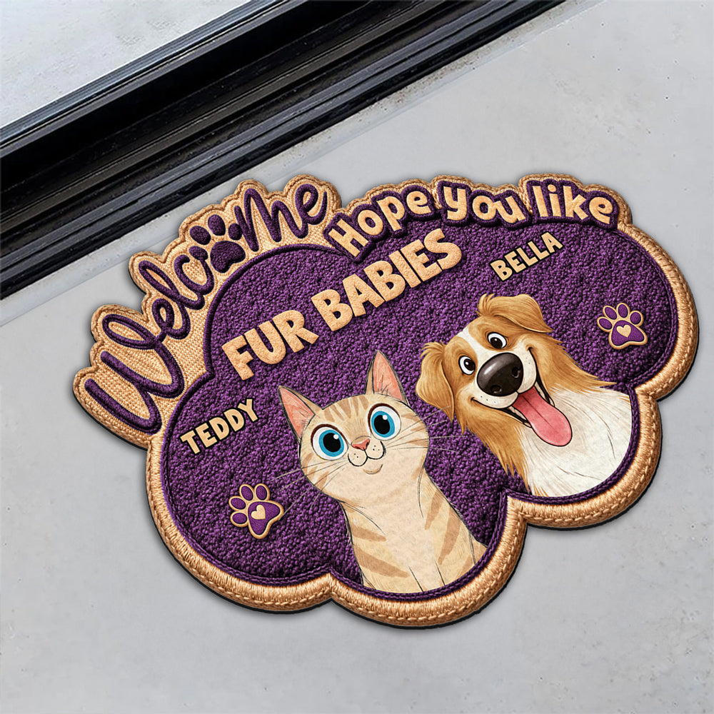 The Pet Makes The Rules - Personalized Custom Doormat