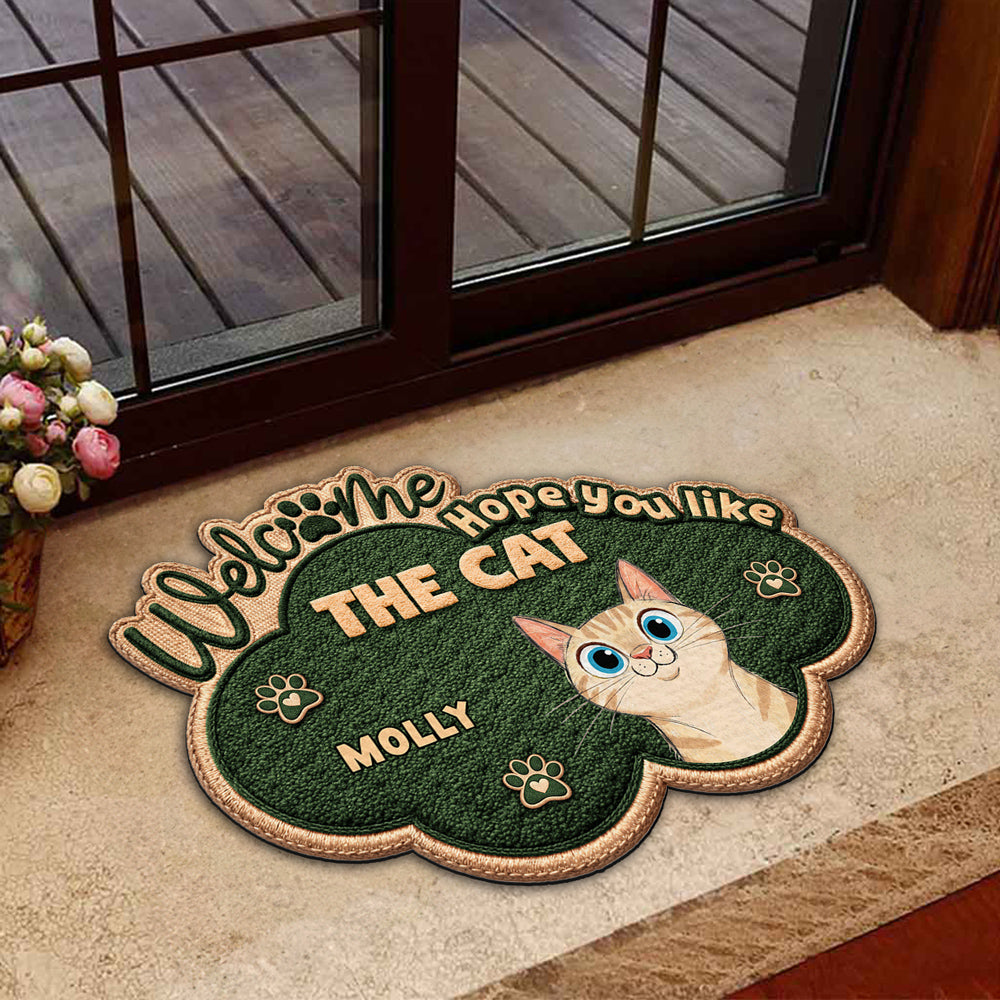 The Pet Makes The Rules - Personalized Custom Doormat